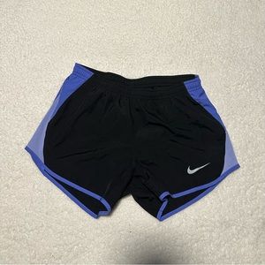 Nike Women’s Running Shorts, Size XS, Black and Indigo